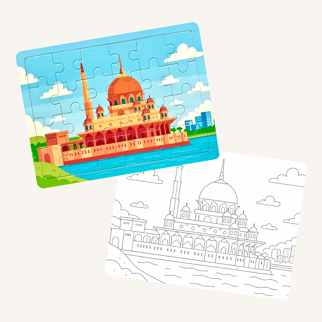 Putra Mosque, Malaysia — 24-Piece Puzzle