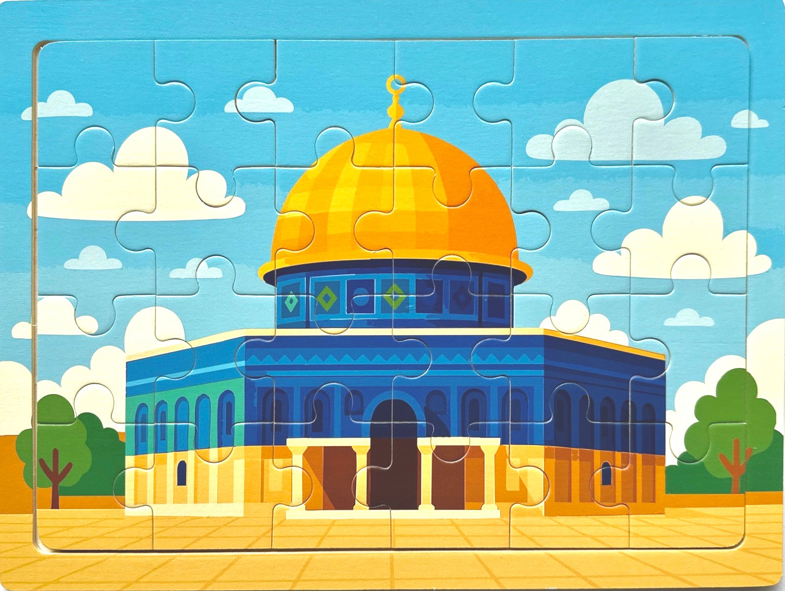Dome of the Rock, Jerusalem, Palestine— 24-Piece Puzzle
